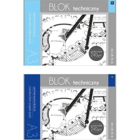 Blok Techniczny A3 240G Premium Interdruk