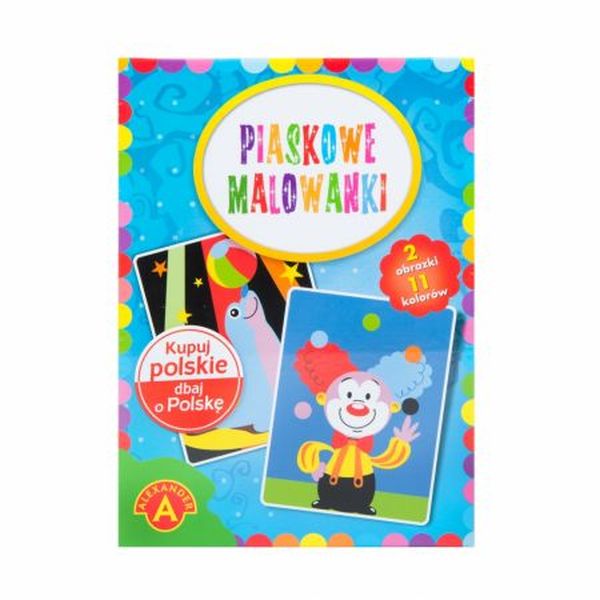 PIASKOWE MALOWANKI FOKA KLAUN