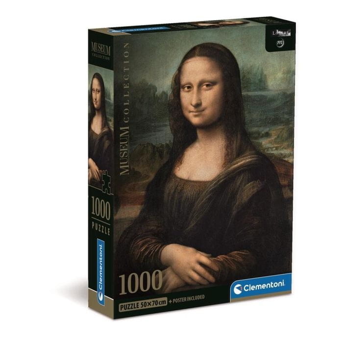 Puzzle 1000 el. Compact Museum Leonardo Gioconda