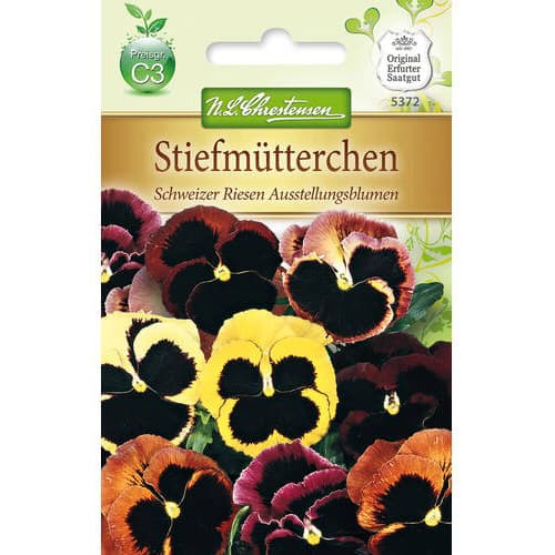 Bratek wielkokwiatowy szwajcarski Ausstellungsblumen - Nasiona. Ilość w opakowaniu: 1 opak - GradinaMax