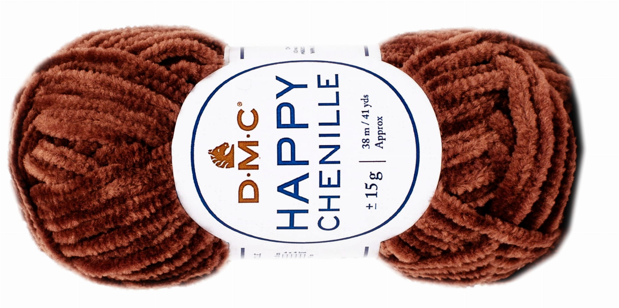 WŁÓCZKA HAPPY CHENILLE DMC kol. 28 brązowy
