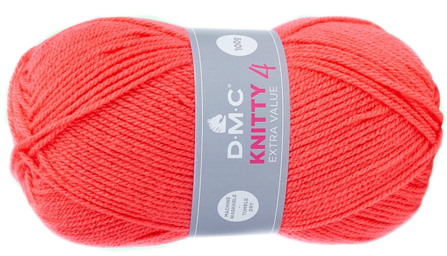 WŁÓCZKA DMC KNITTY 4 KOL. 688 / KORALOWY RÓŻ