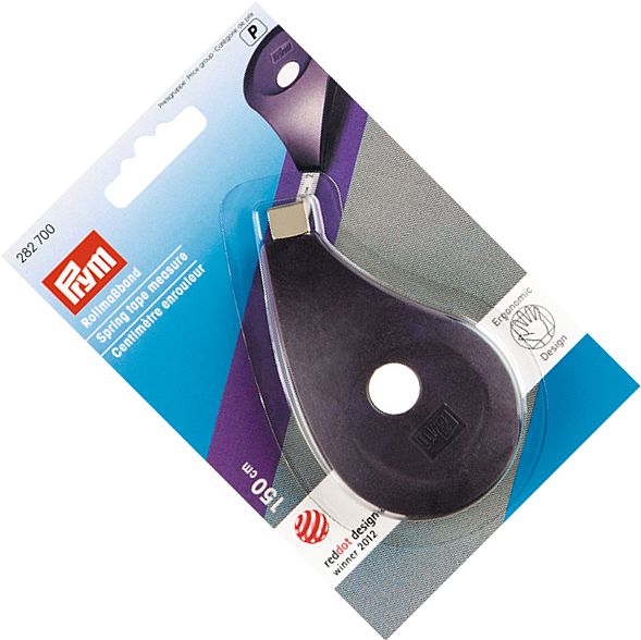 ergonomiczny zwijany centymetr krawiecki PRYM 282700 .