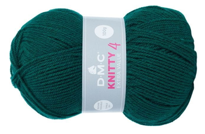 WŁÓCZKA DMC KNITTY 4 KOL. 691 / ZIELEŃ MORSKA