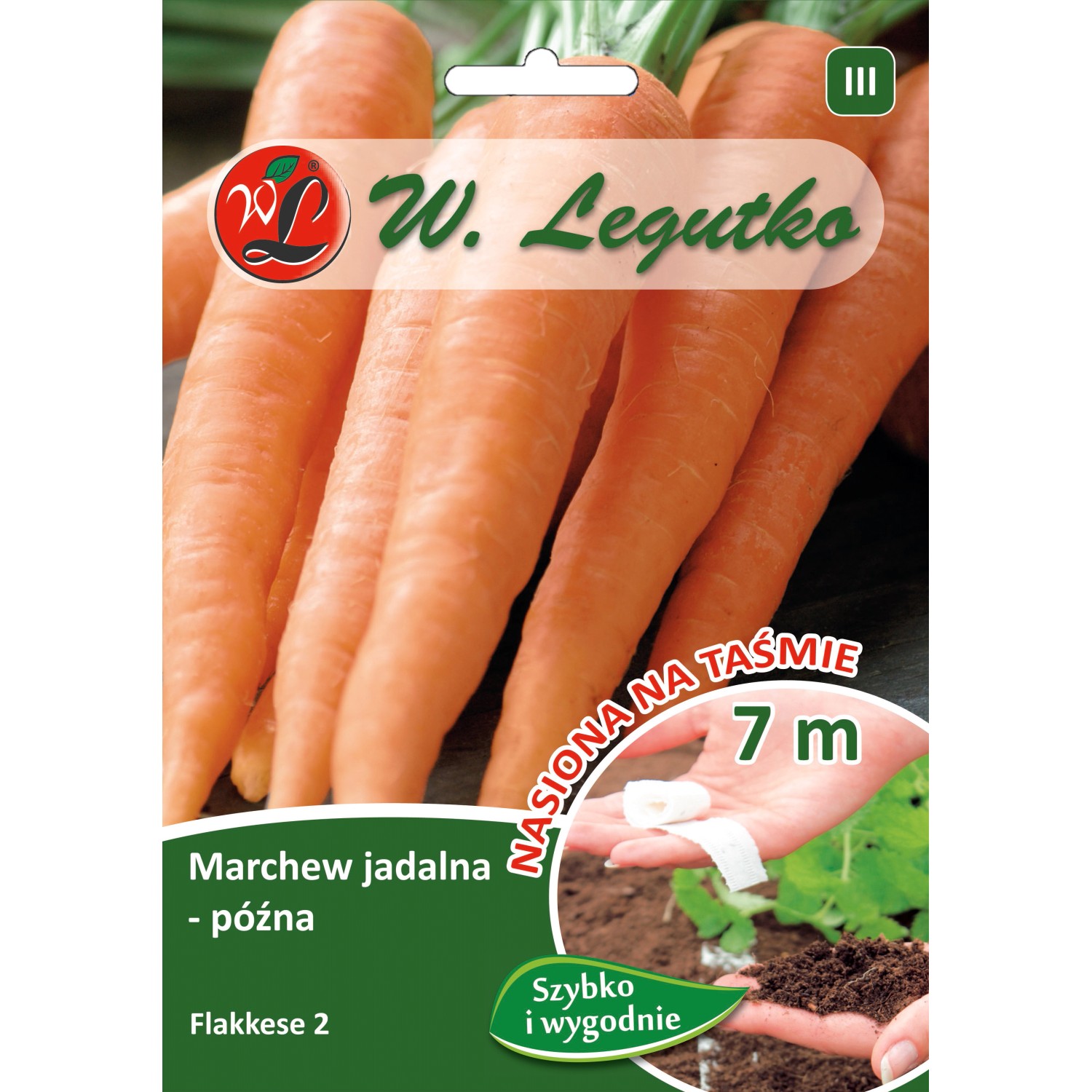Marchew jadalna Flakkese 2 taśma