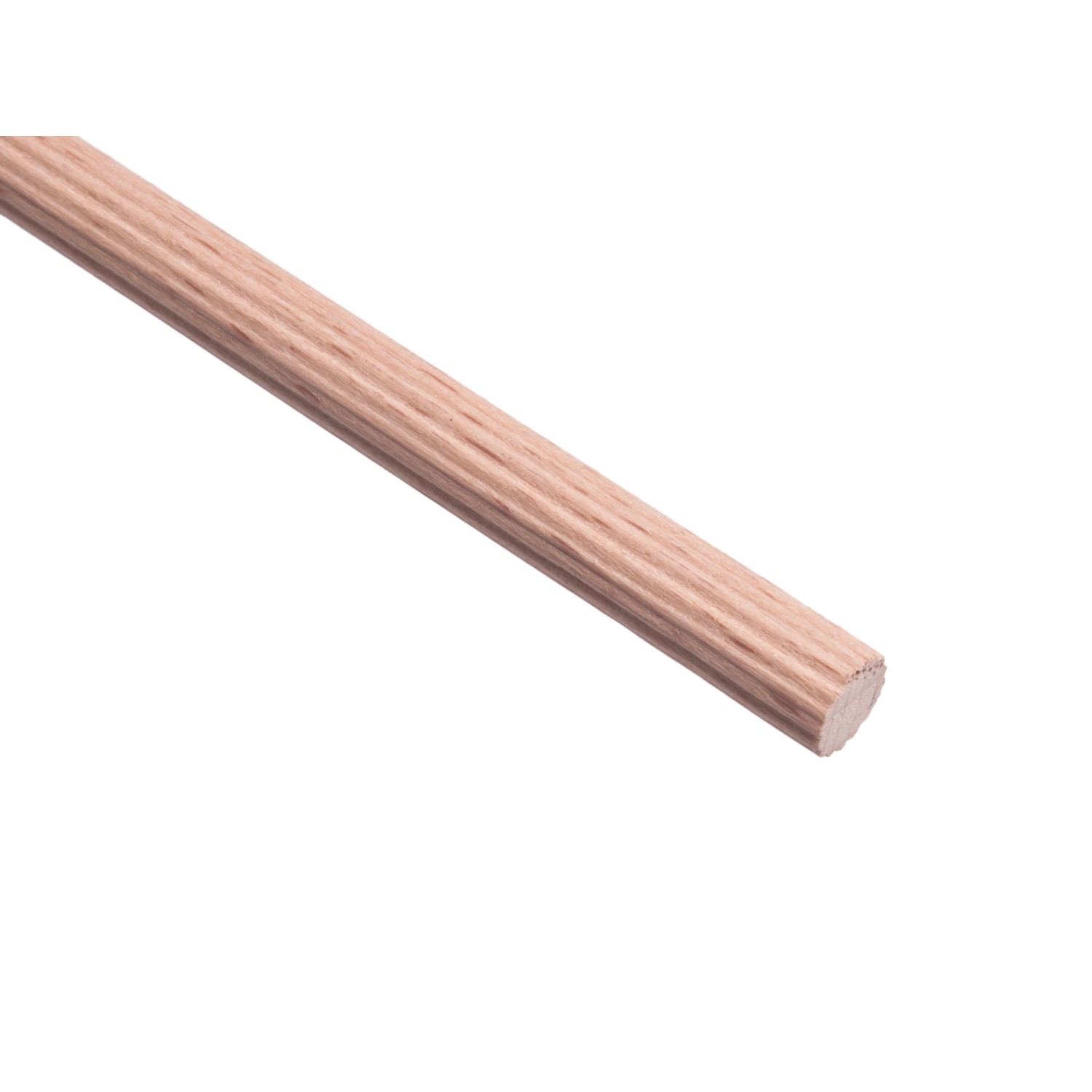 Listewka okrągła bukowa, ryflowana, wym. 14 mm x 1000 mm