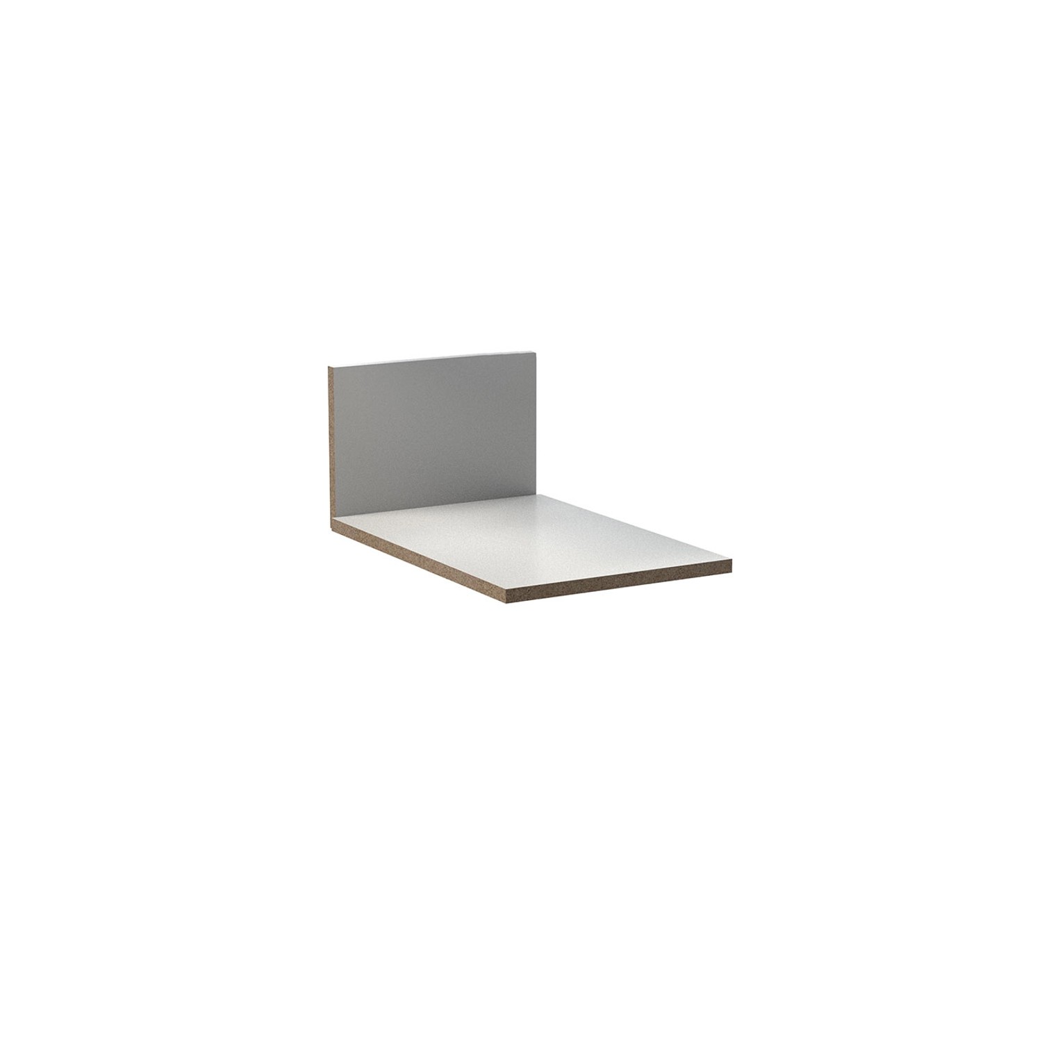 Komplet dno + tylnik do szuflady wysokiej 40 cm Blum biały
