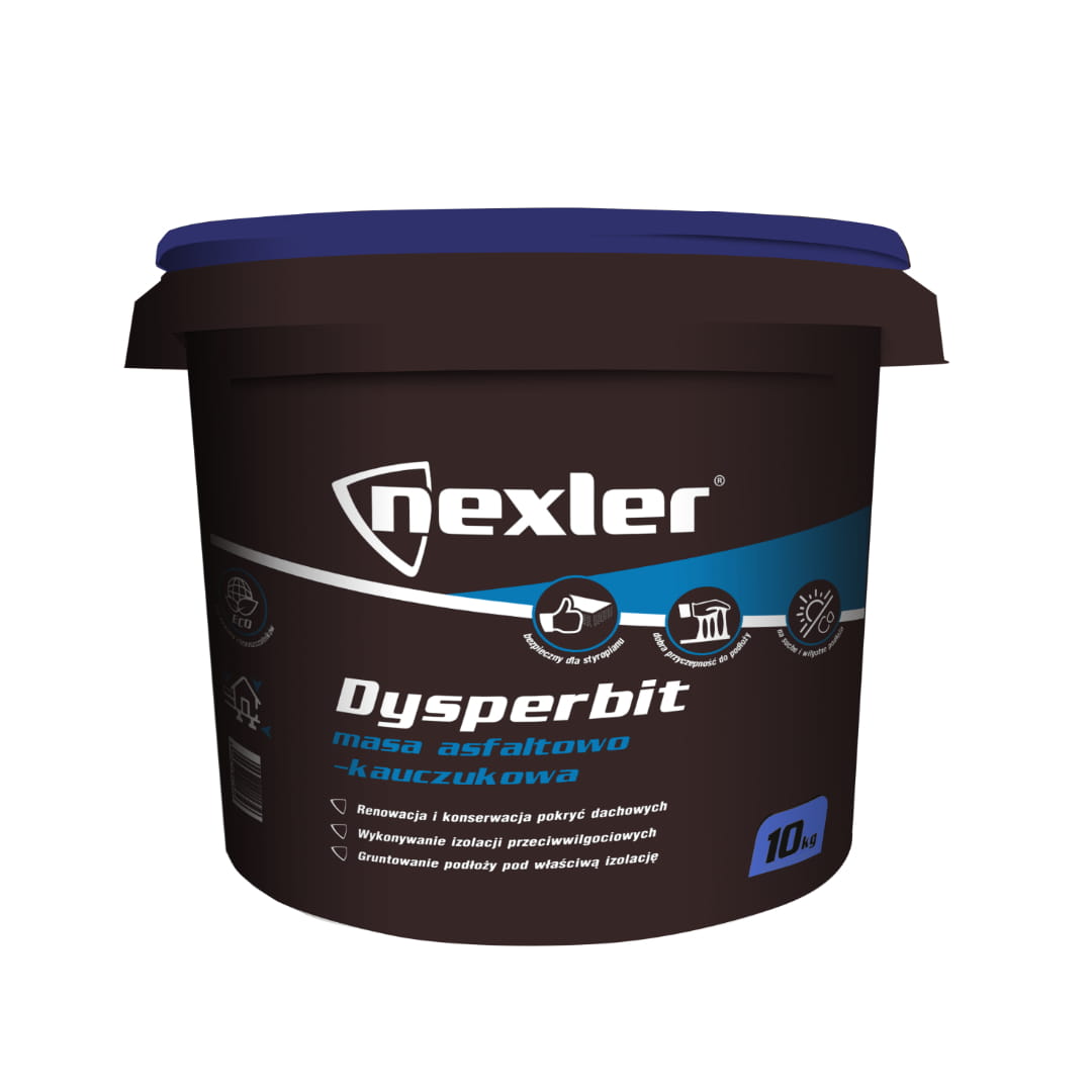IZOHAN NEXLER DYSPERBIT 10KG MASA ASFALTOWO-KAUCZUKOWA