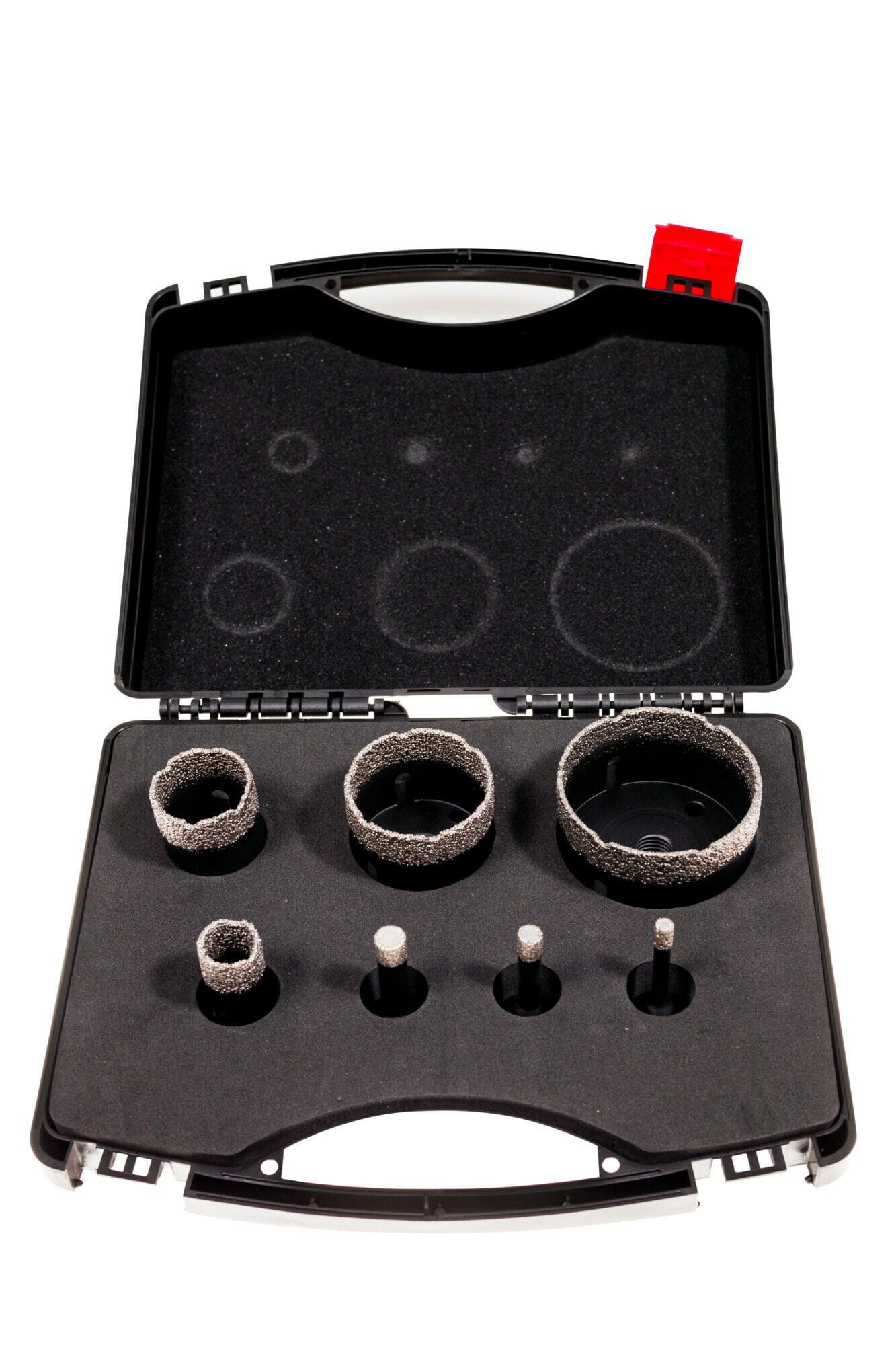 PRO ZESTAW 7 SZT OTWORNIC DIAMENTOWYCH DO CIĘCIA M14 6-68MM