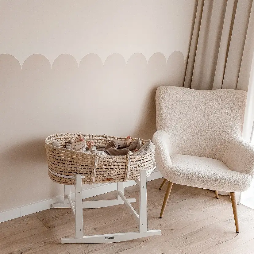 Naklejka ścienna Scallop border beige100x120 cm