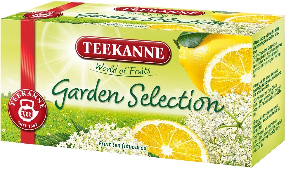 Herbata owocowa w kopertach Teekanne Garden Selection, 20 sztuk x 2.25g