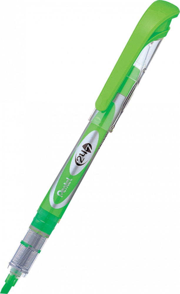 Zakreślacz Pentel SL12, z płynnym tuszem, ścięta, 3.7mm, seledynowy