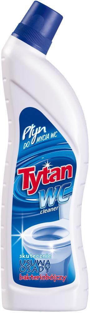 Outlet: USZKODZONE OPAKOWANIE Płyn do czyszczenia WC Tytan, bakteriobójczy, morski, 700g