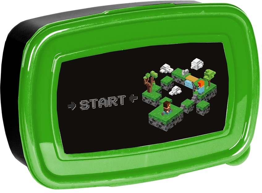 Lunchbox Paso Minecraft Start, 750ml, bez BPA, 17x10.5x5.5cm
