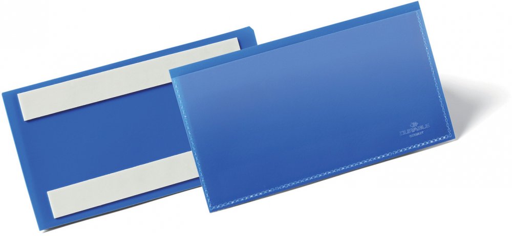 Kieszeń samoprzylepna Durable, 150x67mm, pozioma, 50 sztuk, granatowy