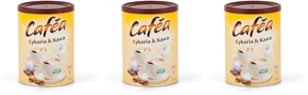 3x kawa rozpuszczalna Caféa, z cykorią, 100g