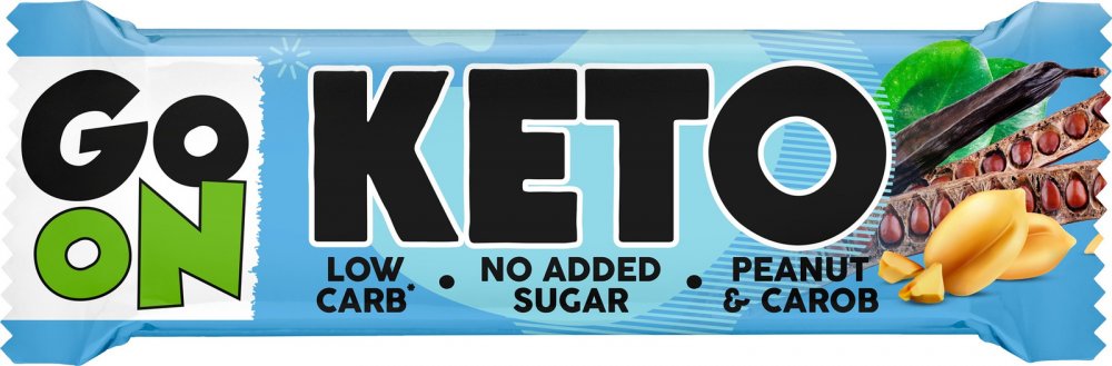 Baton Sante Go On Keto Bar Peanut-Carob, orzechy arachidowe i karob, 50g