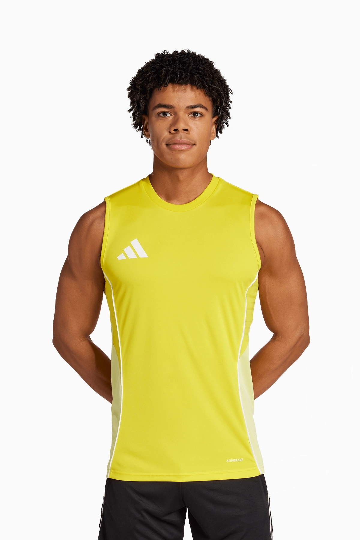 Koszulka bez rękawów adidas Tiro 25 Competition Training - Żółty