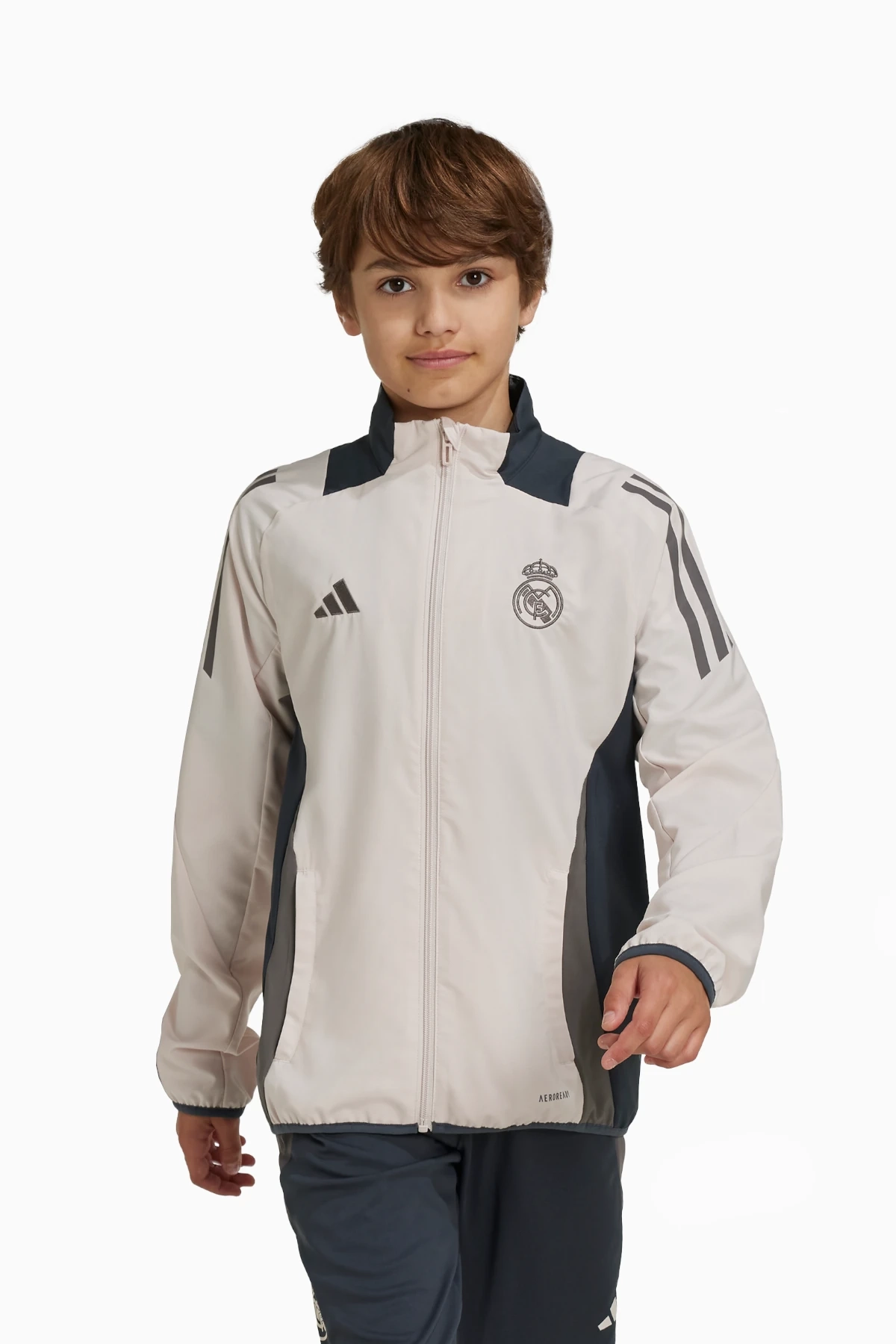 Bluza adidas Real Madryt 24/25 Presentation Junior - Beżowy