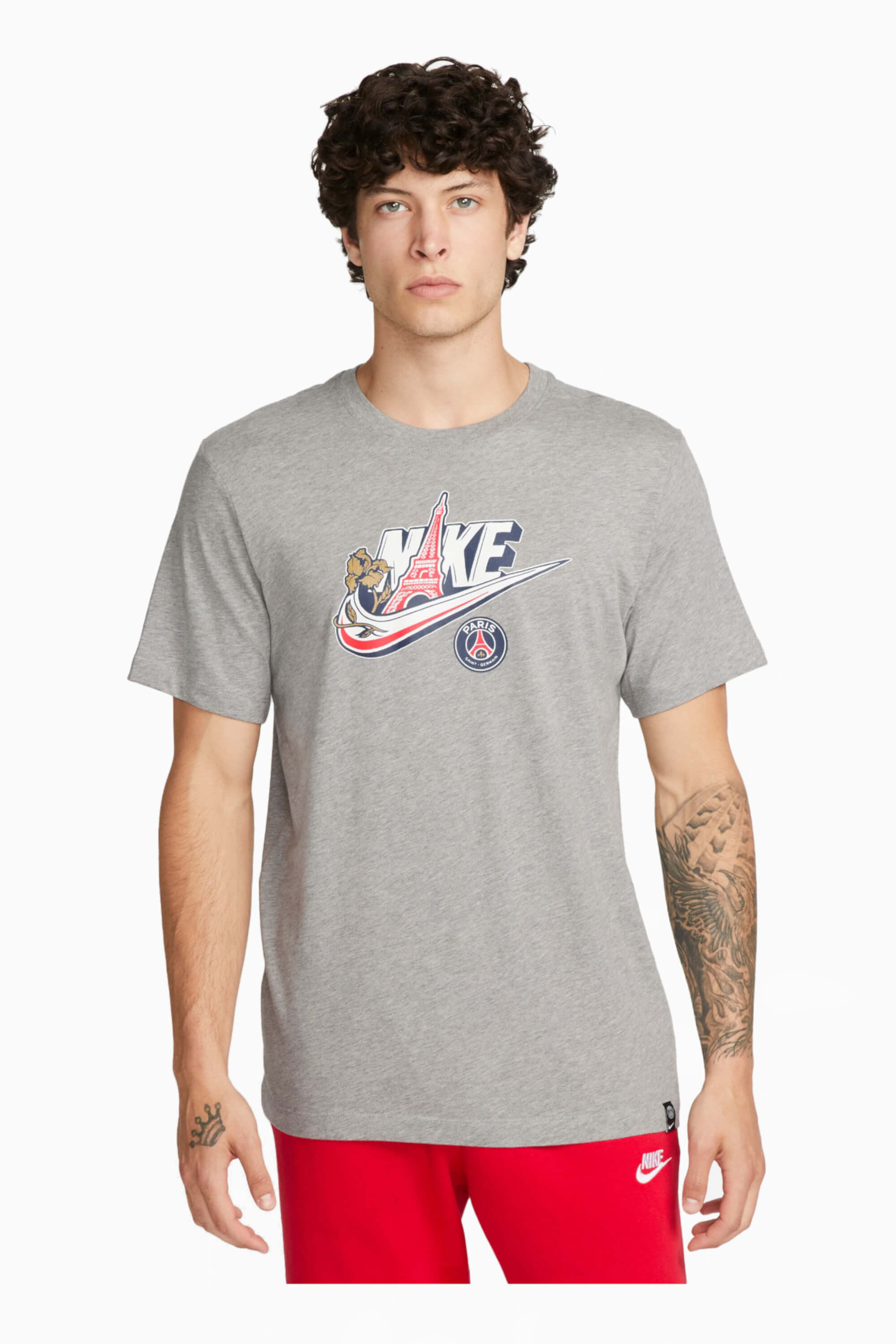 Koszulka Nike PSG 23/24 Tee Futura - Szary