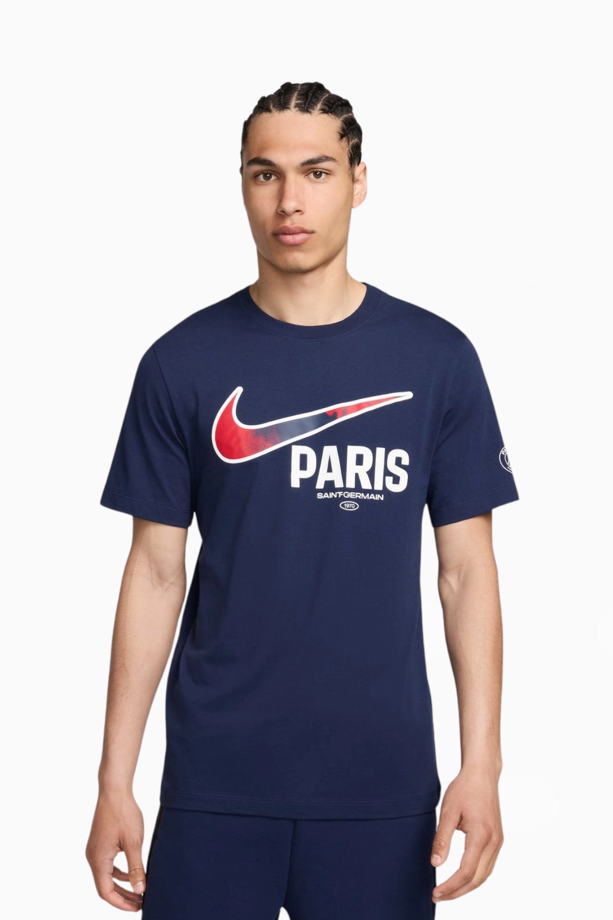 Koszulka Nike PSG 24/25 Swoosh - Granatowy