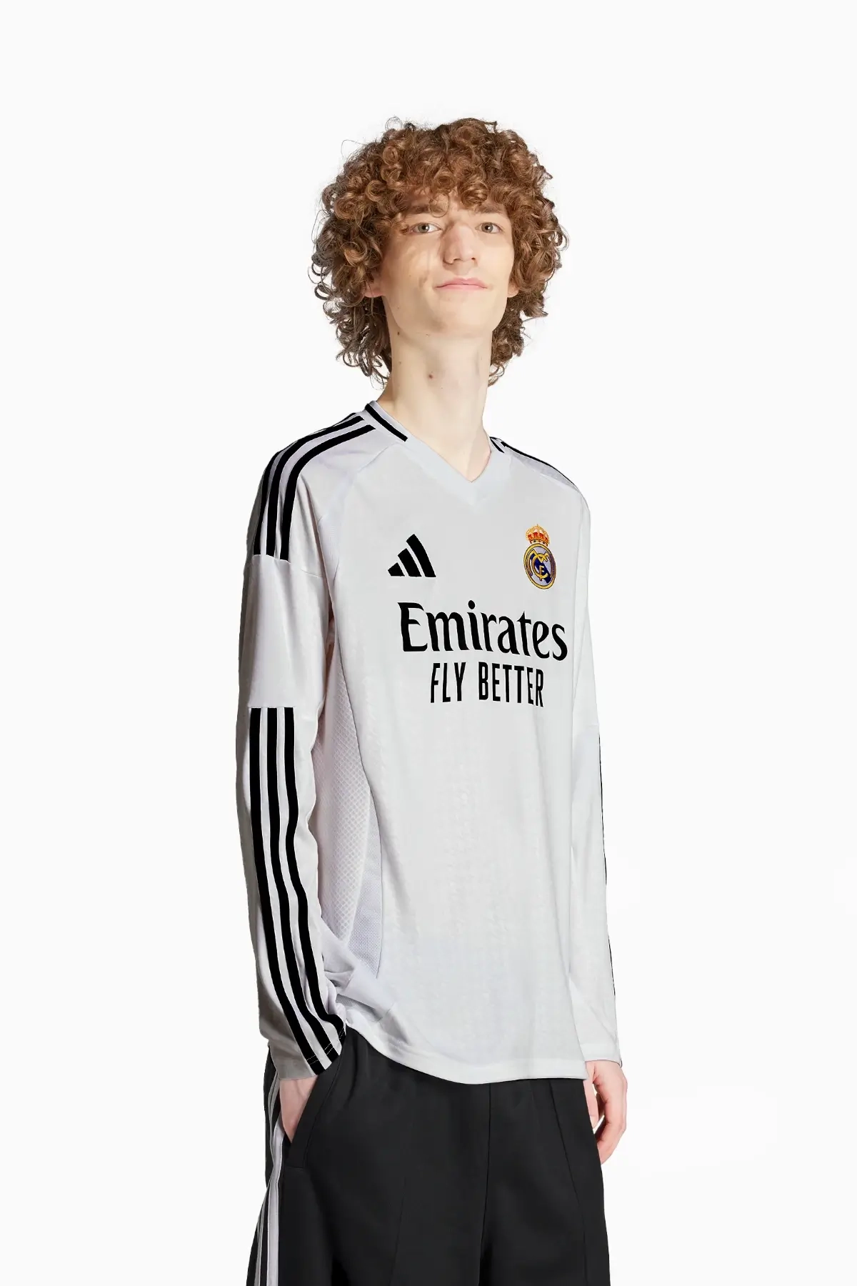 Koszulka z długim rękawem adidas Real Madryt 24/25 Domowa Replica - Biały