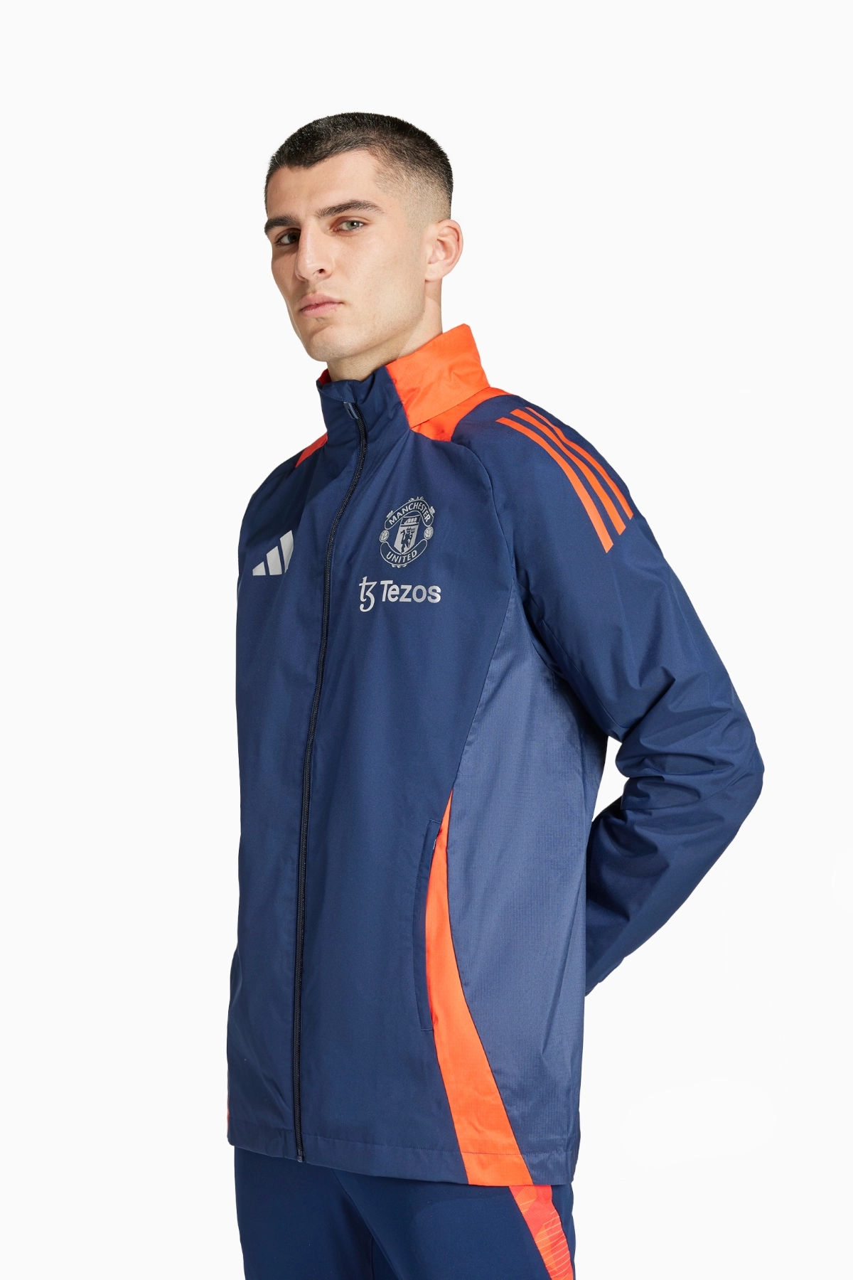 Kurtka adidas Manchester United 24/25 All-Weather - Granatowy