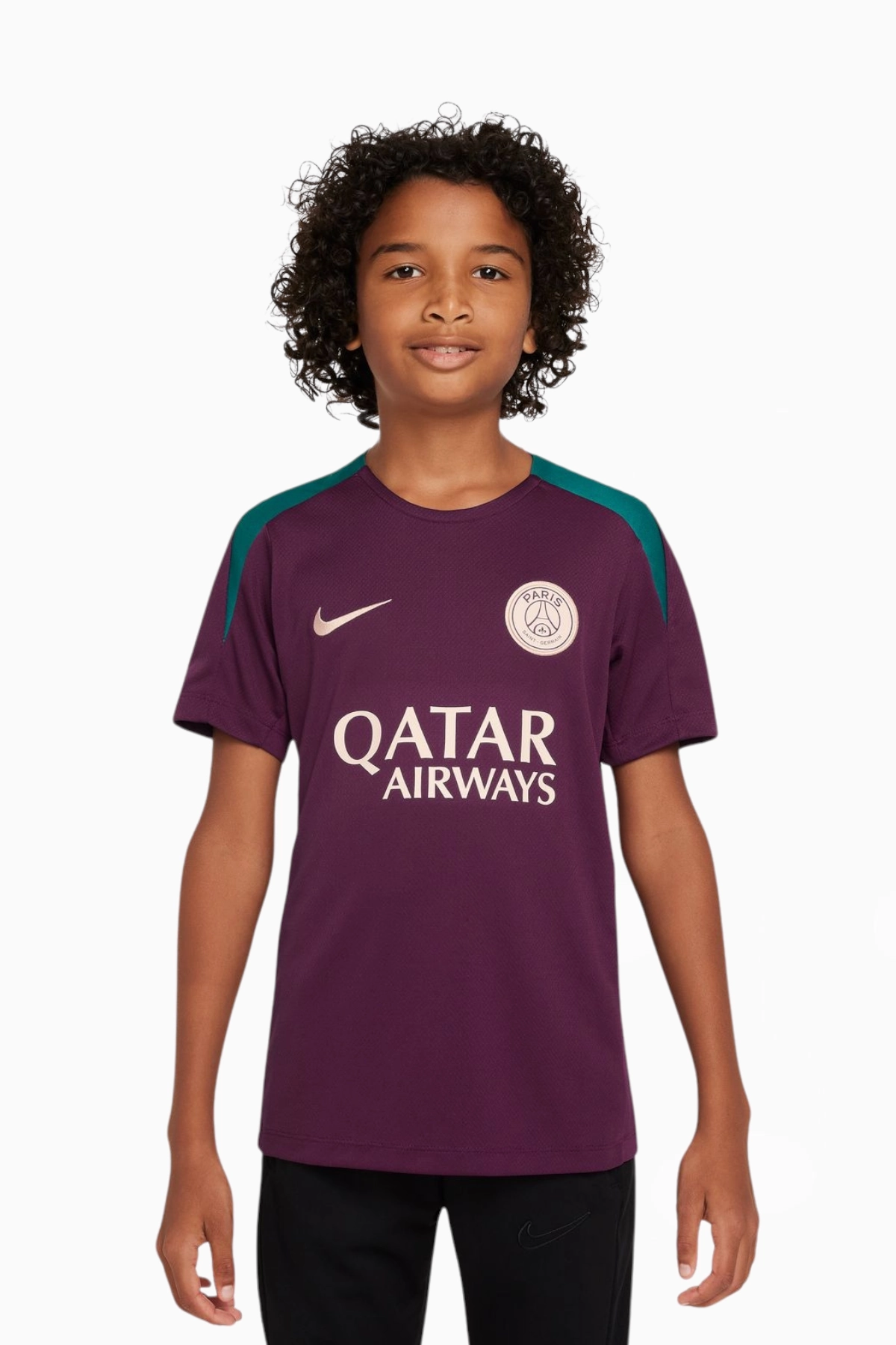 Koszulka Nike PSG 24/25 Strike Junior - Bordowy