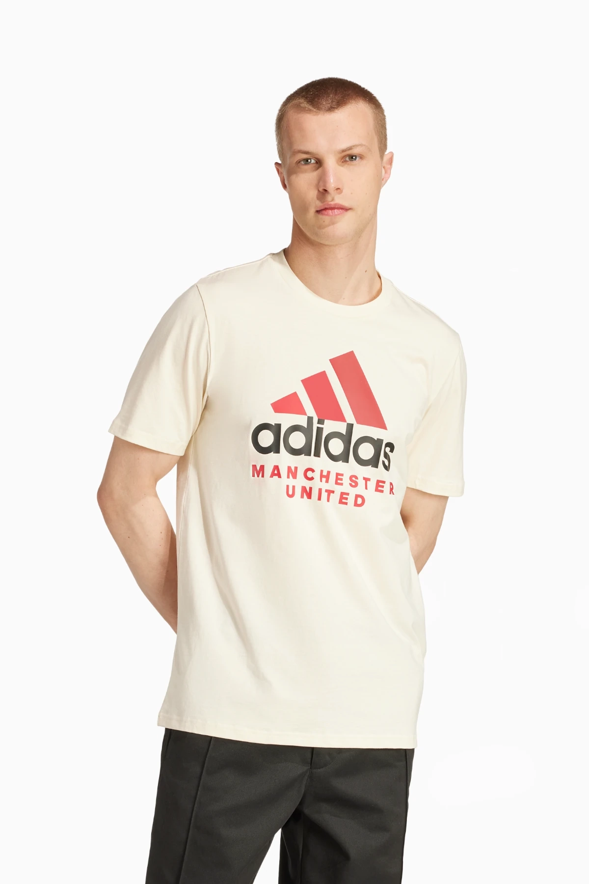 Koszulka adidas Manchester United 24/25 Seasonal Graphic - Beżowy