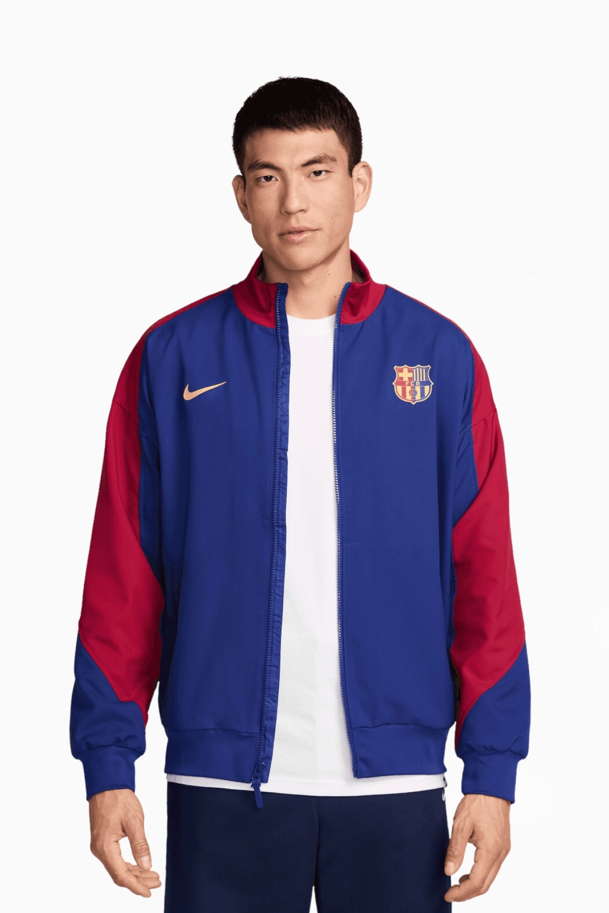 Bluza Nike FC Barcelona 24/25 Anthem - Granatowy