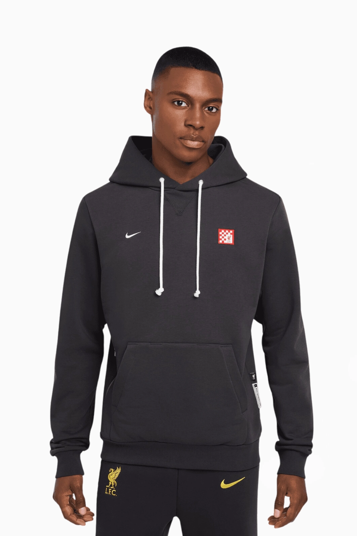 Bluza z kapturem Nike Liverpool FC 24/25 Standard Issue - Szary