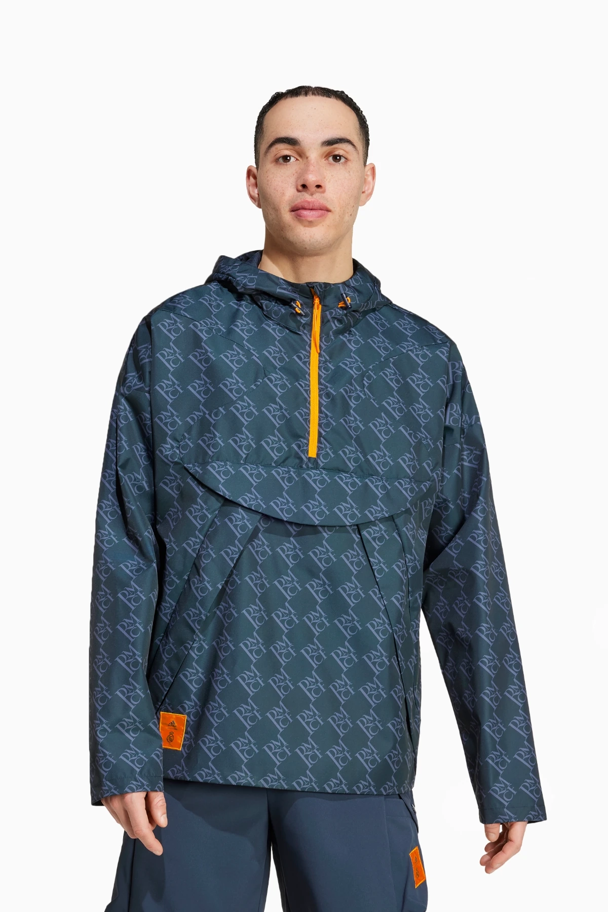 Kurtka adidas Real Madryt 24/25 Seasonal Half-Zip - Granatowy