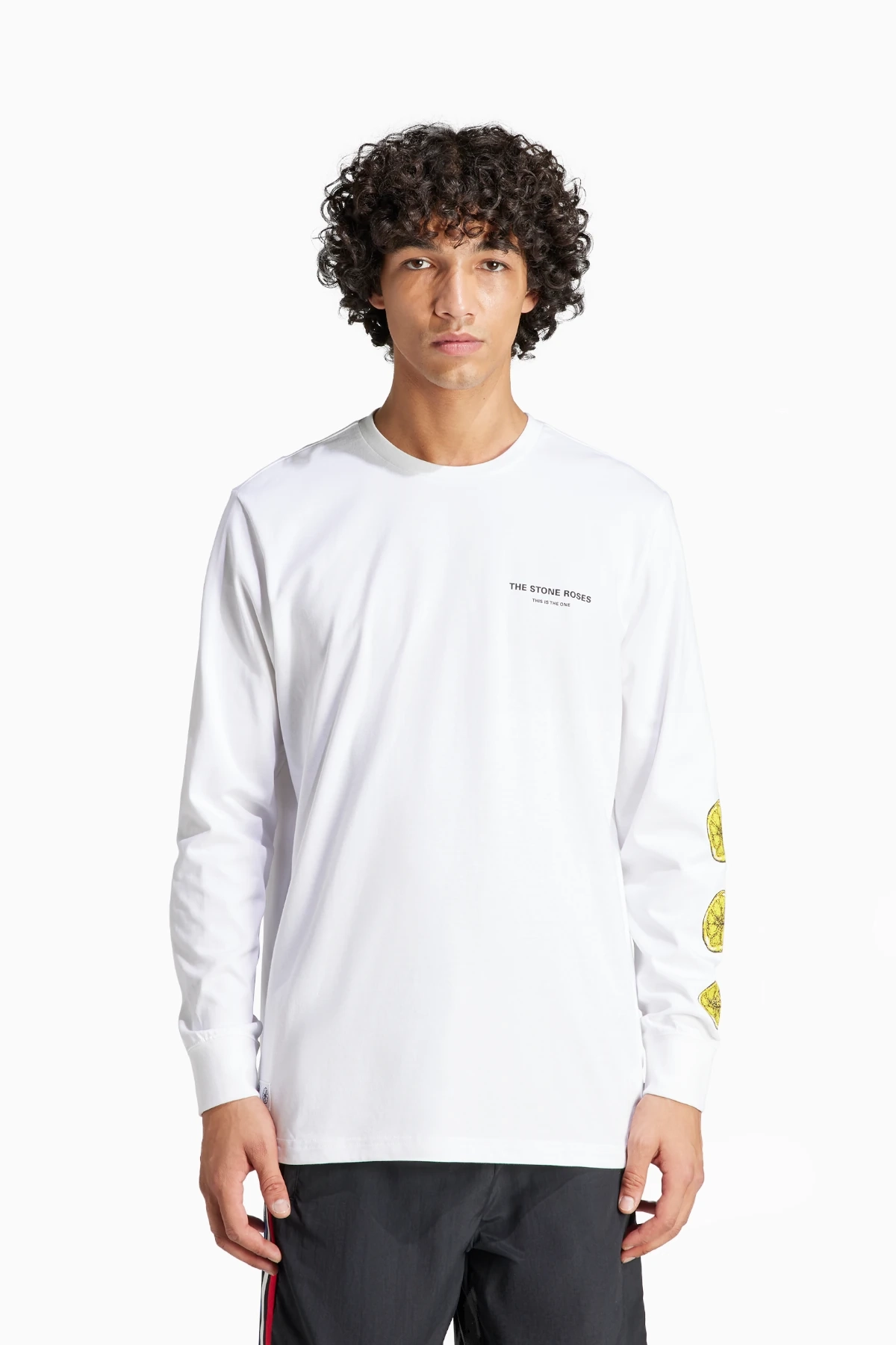 Koszulka z długim rękawem adidas Manchester United x Stone Roses 23/24 Originals - Biały