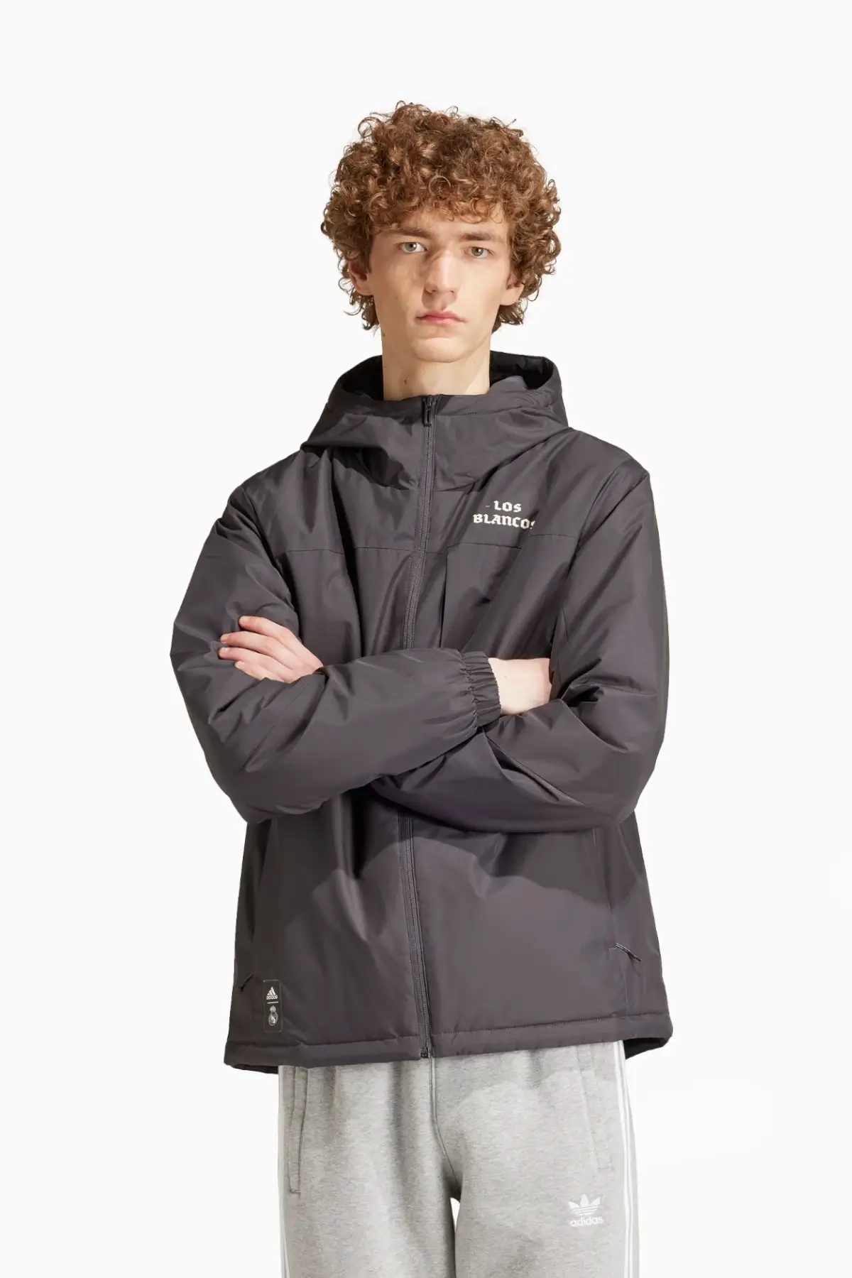Kurtka adidas Real Madryt 23/24 Cultural Story - Szary
