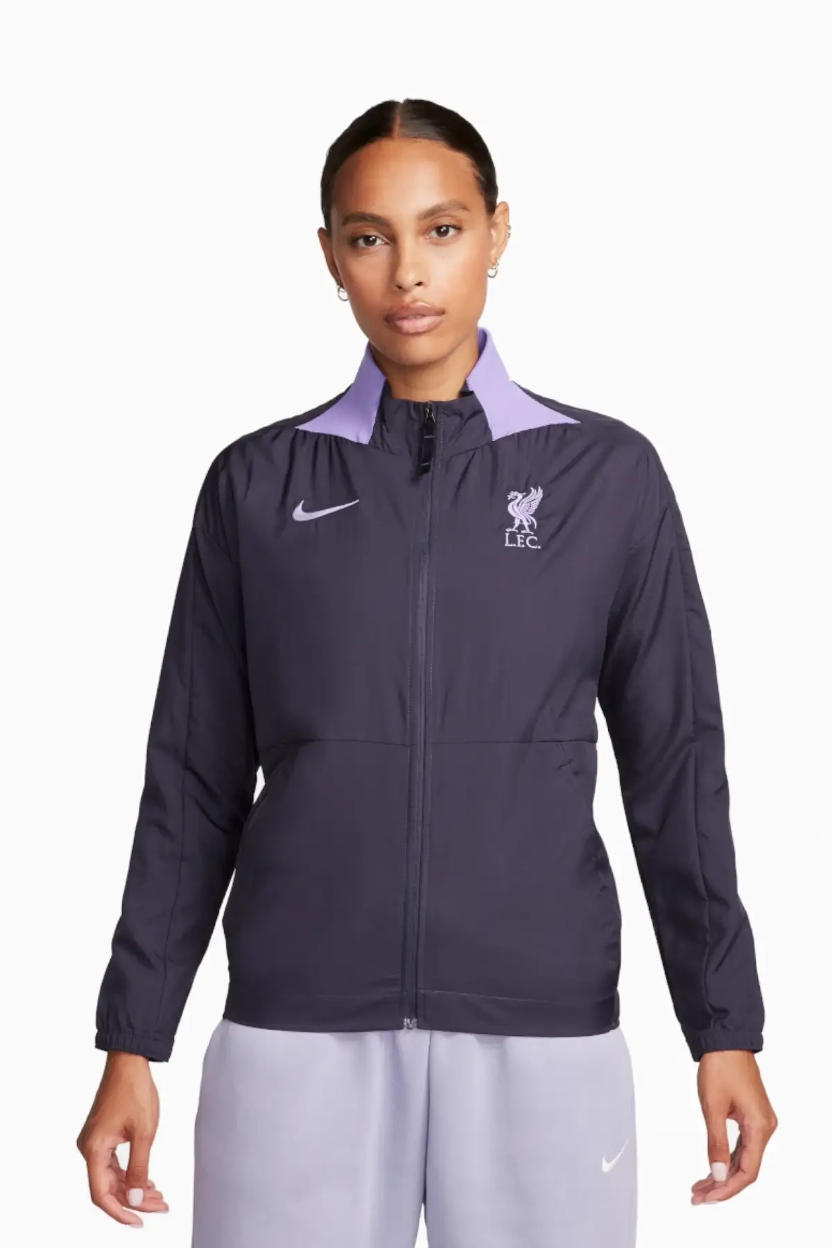 Bluza Nike Liverpool FC 23/24 Anthem Damska - Fioletowy
