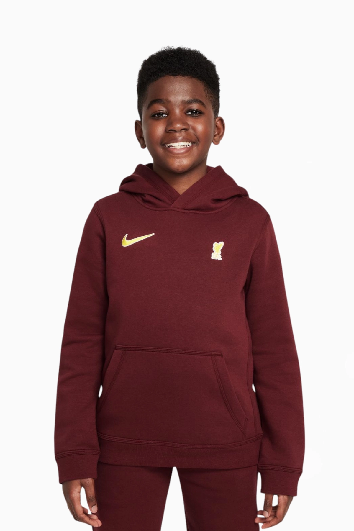 Bluza z kapturem Nike Liverpool FC 24/25 Club Junior - Bordowy