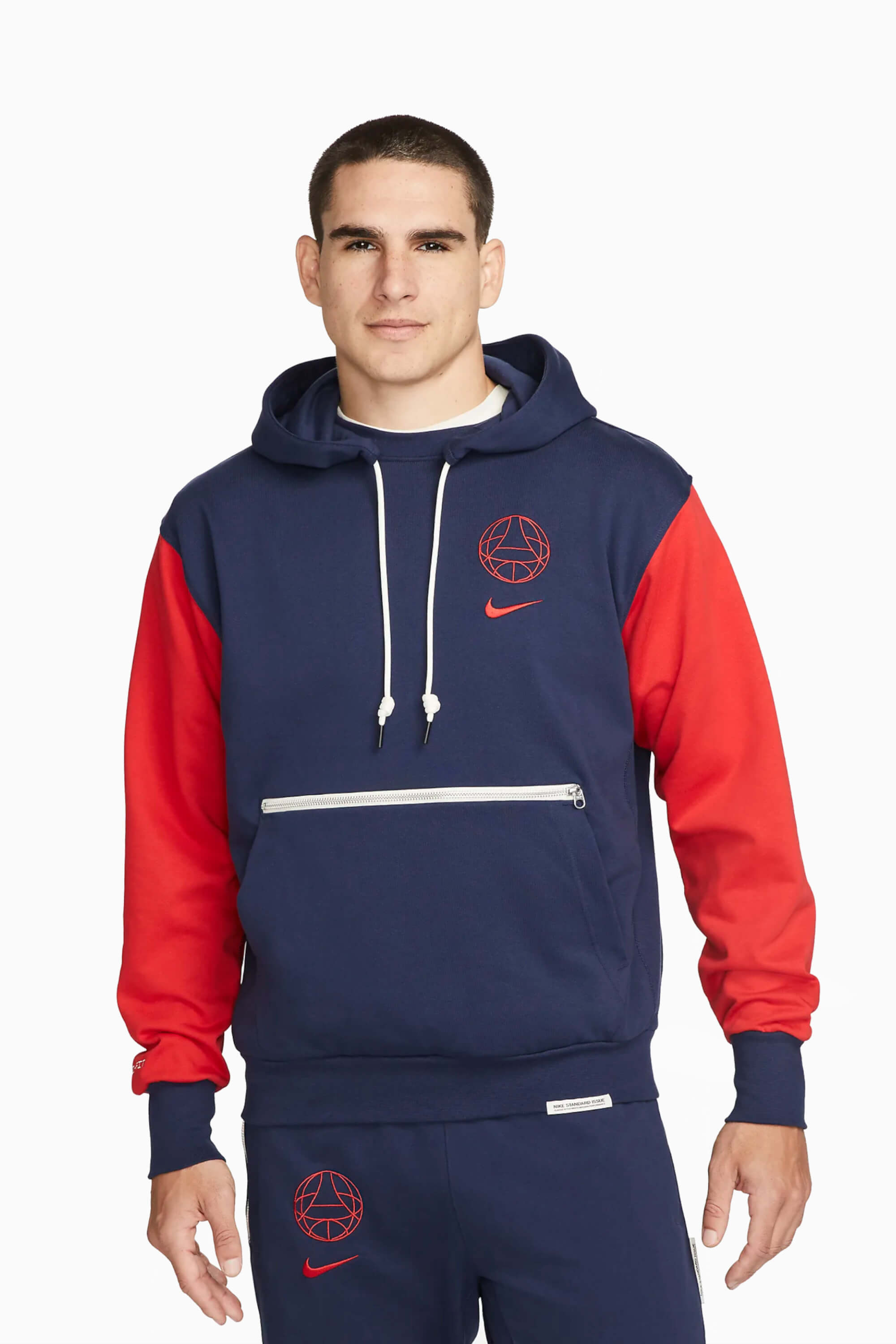 Bluza z kapturem Nike PSG 23/24 Standard Issue - Granatowy