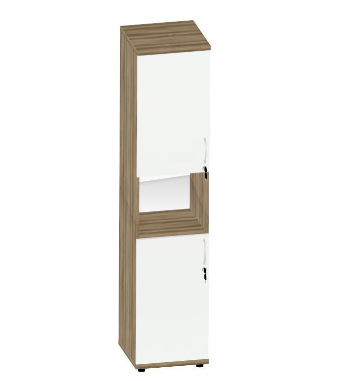 HEBE TS526 regał 40,2x40x184,1h (Kolor korpusu: Orzech Saleve)