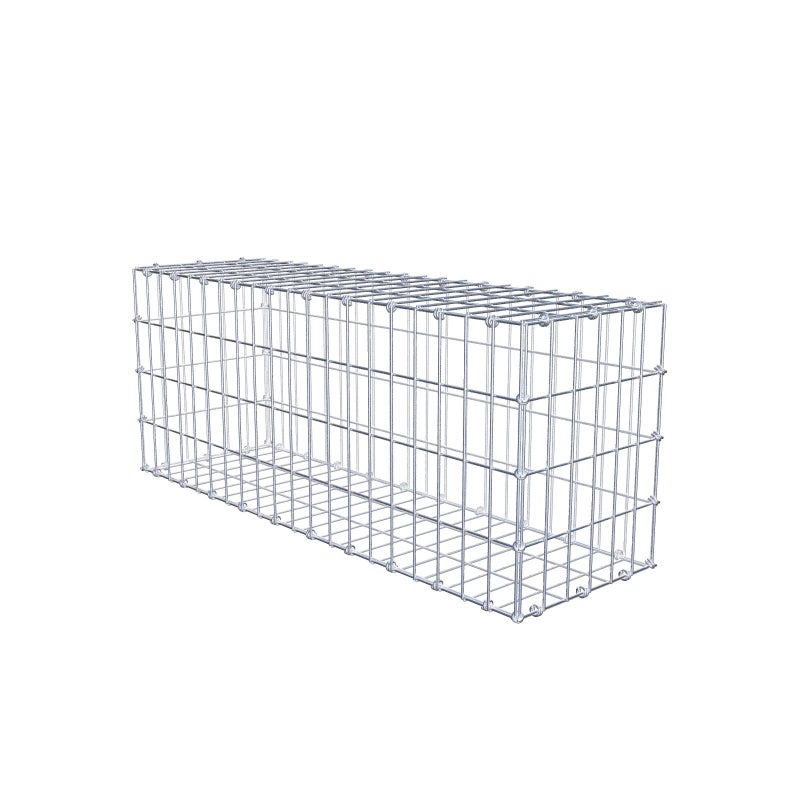 Gabion 100 cm x 40 cm x 30 cm (dł. x wys. x gł.), rozmiar oczek 10 x 10 cm, pierścień spiralny