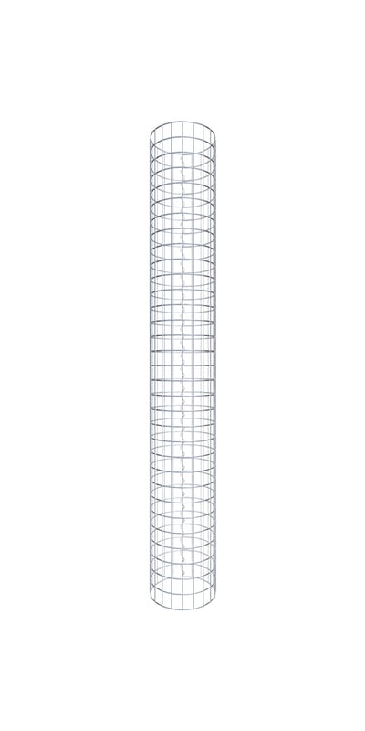Kolumna gabionowa średnica 32 cm MW 5 x 5 cm okrągła - wysokość: 160 cm