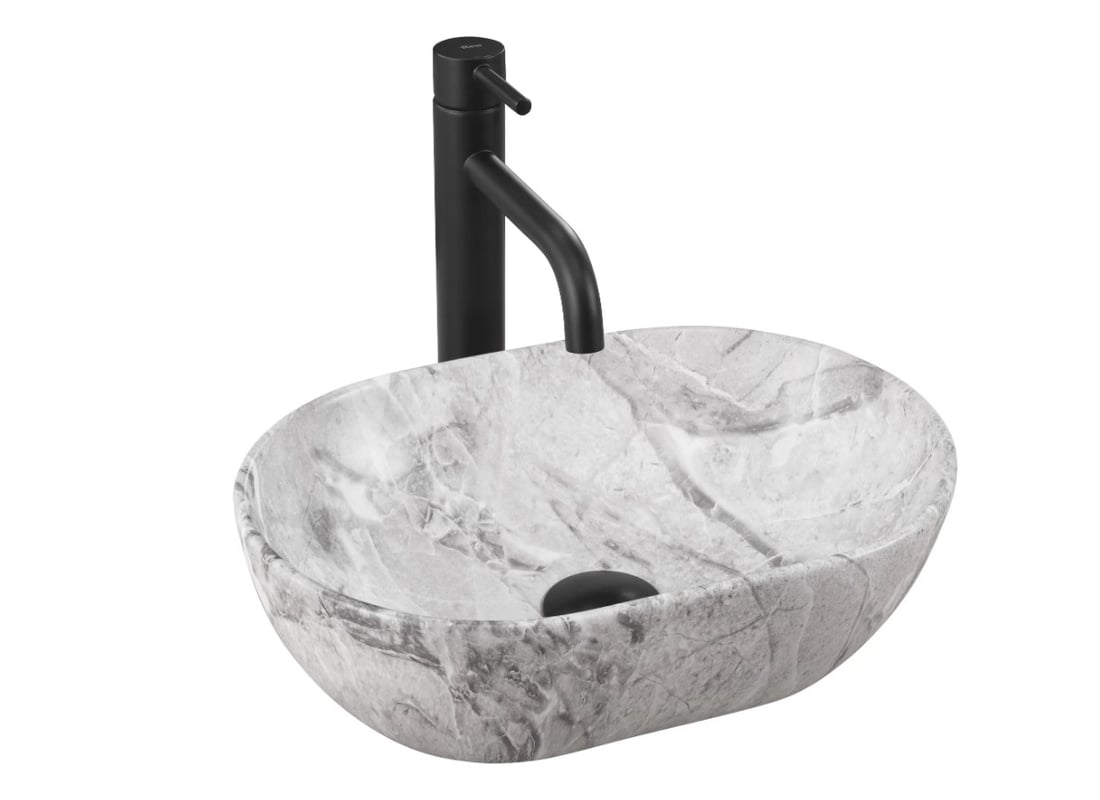 Umywalka nablatowa Rea AMELIA MINI STONE MATT