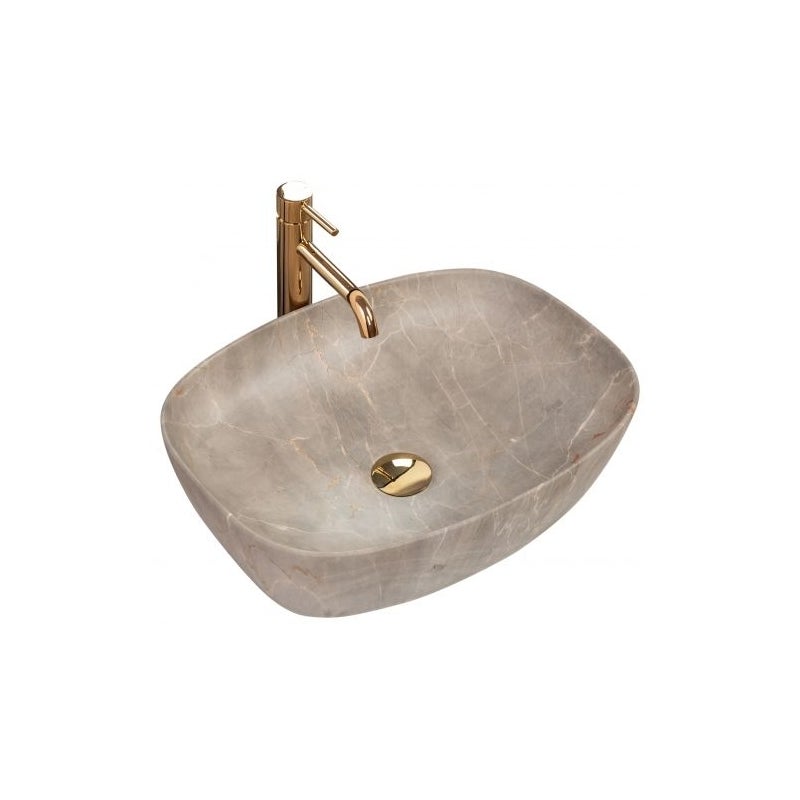 Umywalka nablatowa Rea Freja Beige