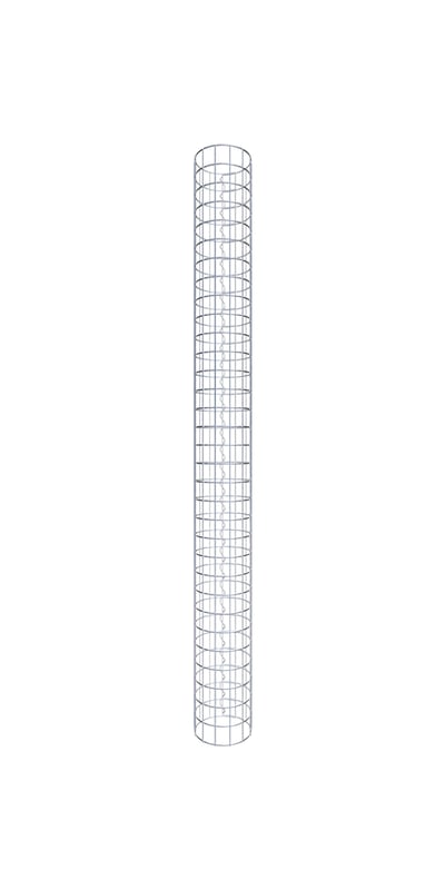 Kolumna gabionowa średnica 22 cm MW 5 x 5 cm okrągła - wysokość: 160 cm