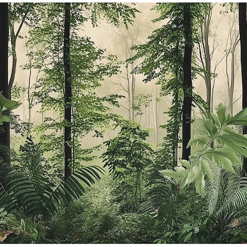 Fototapeta Las Drzewa Zielony Natura 300x210 cm Tapeta Do Sypialni Salonu Kuchni Na Flizelinie