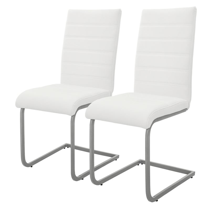Zestaw 2 krzesel do jadalni ML-Design, czarne, krzeslo obrotowe,krzeslo wspornikowe z wysokim oparciem ergonomiczne krzesla kuchenne wykonane z