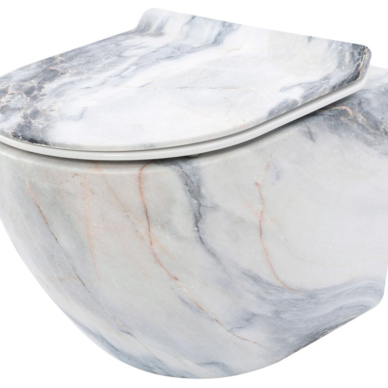 Misa WC podwieszana Carlos Slim Rimless Granit Matt