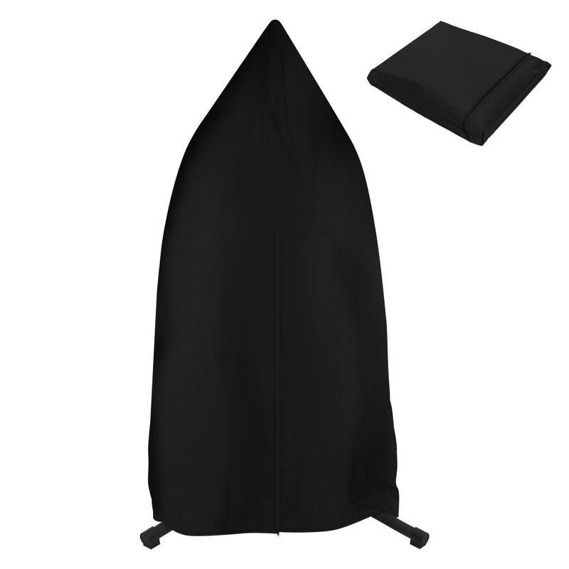 ML-Design Pokrowiec na wiszace krzeslo z zamkiem blyskawicznym i sznurkiem, 190x115 cm, wodoodporny, wiatroodporny, odporny na promieniowanie UV,
