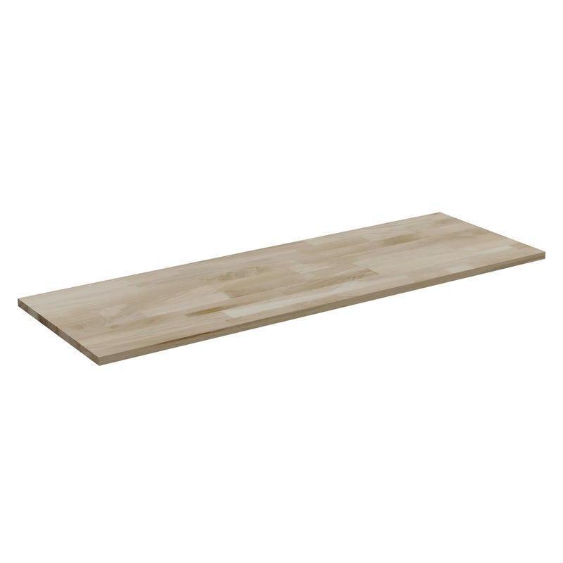 SPACEO - Półka ścienna z litego dębu laminowanego - Dł. 120 x Szer. 40 cm x Grubość 18 mm