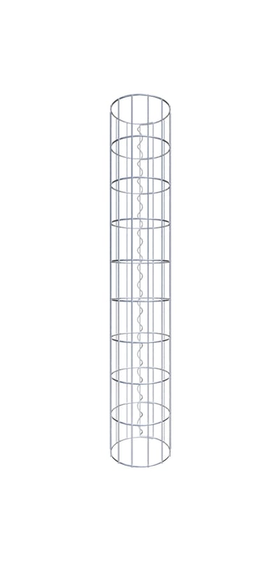 Kolumna gabionowa o średnicy 22 cm, okrągła MW 5 x 10 cm - wysokość: 0,90 m
