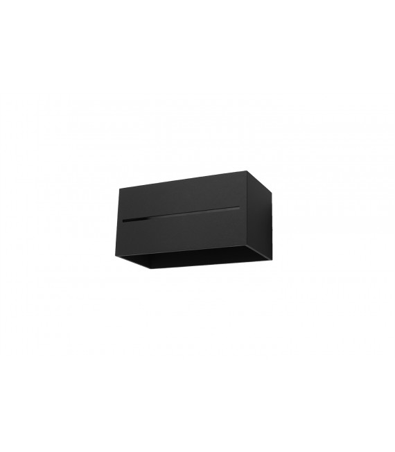 Kinkiet LOBO MAXI czarny, nowoczesny - 20x12x10cm Sollux